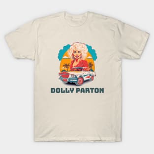 dolly vector summer  //retro v9 T-Shirt